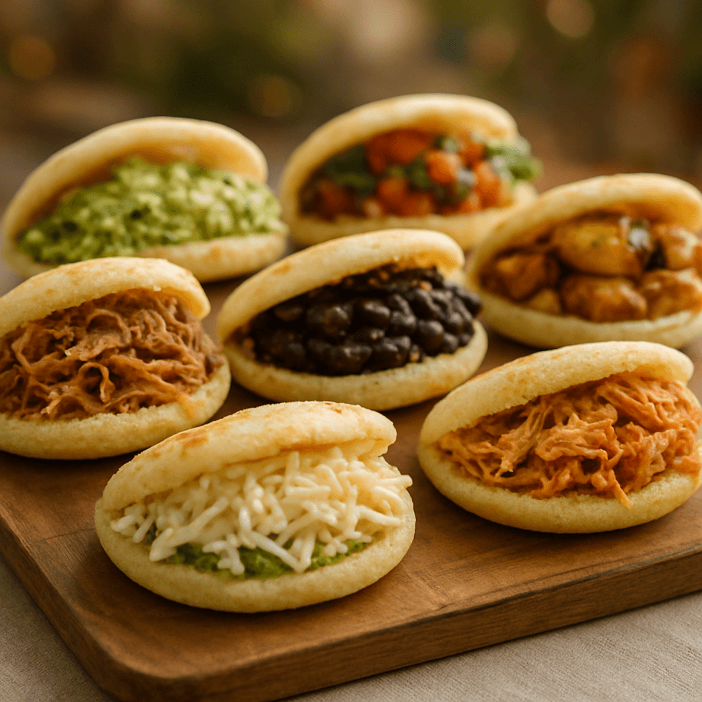 Arepas vénézuéliennes maison : 6 garnitures à tester