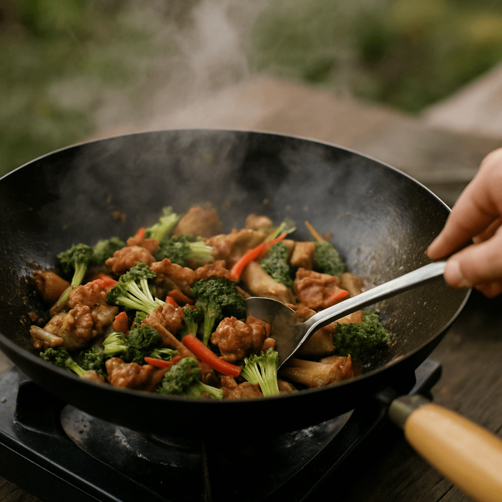 Wok fumé à la cantonaise : réussir le wok hei