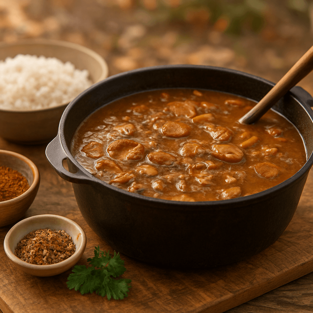 Gumbo de Louisiane maison : roux parfait et épices
