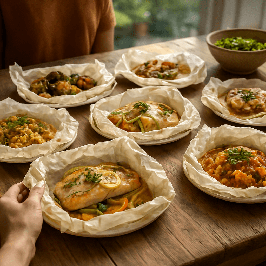 Cuisson en papillote : 9 variantes du monde inratables