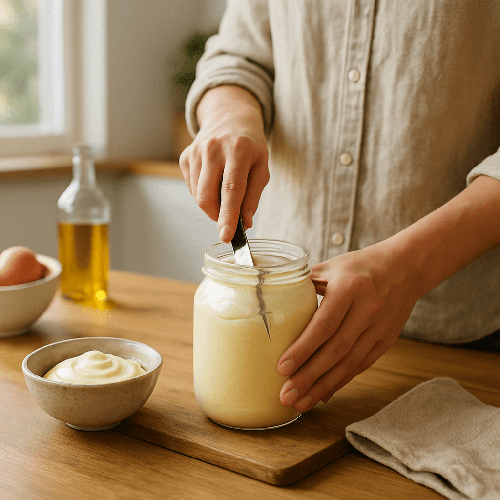 Mayonnaise qui tranche : 6 méthodes sûres pour la rattraper
