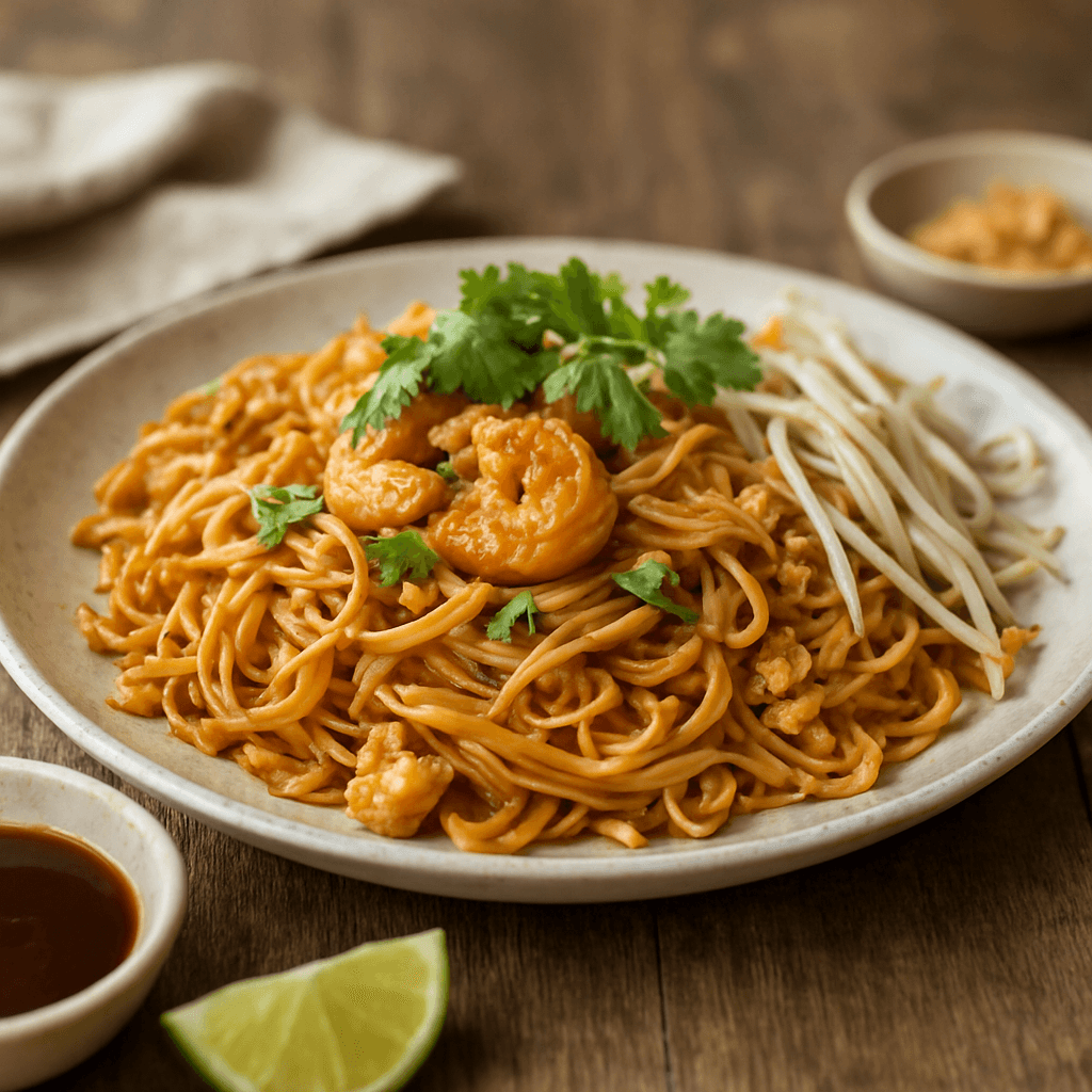 Pad Thai authentique : sauce tamarin et nouilles parfaites