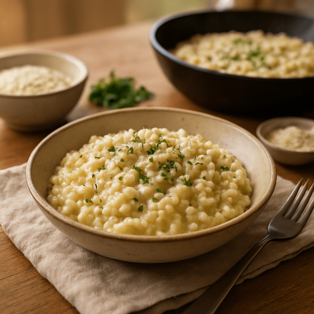 Risotto italien crémeux sans crème : méthode inratable