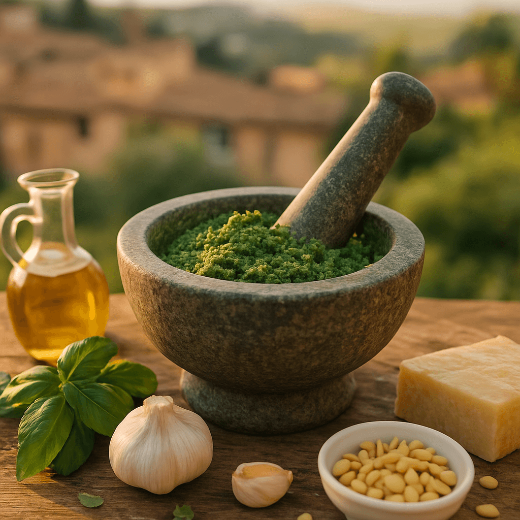 Pesto alla genovese maison : recette au mortier et astuces