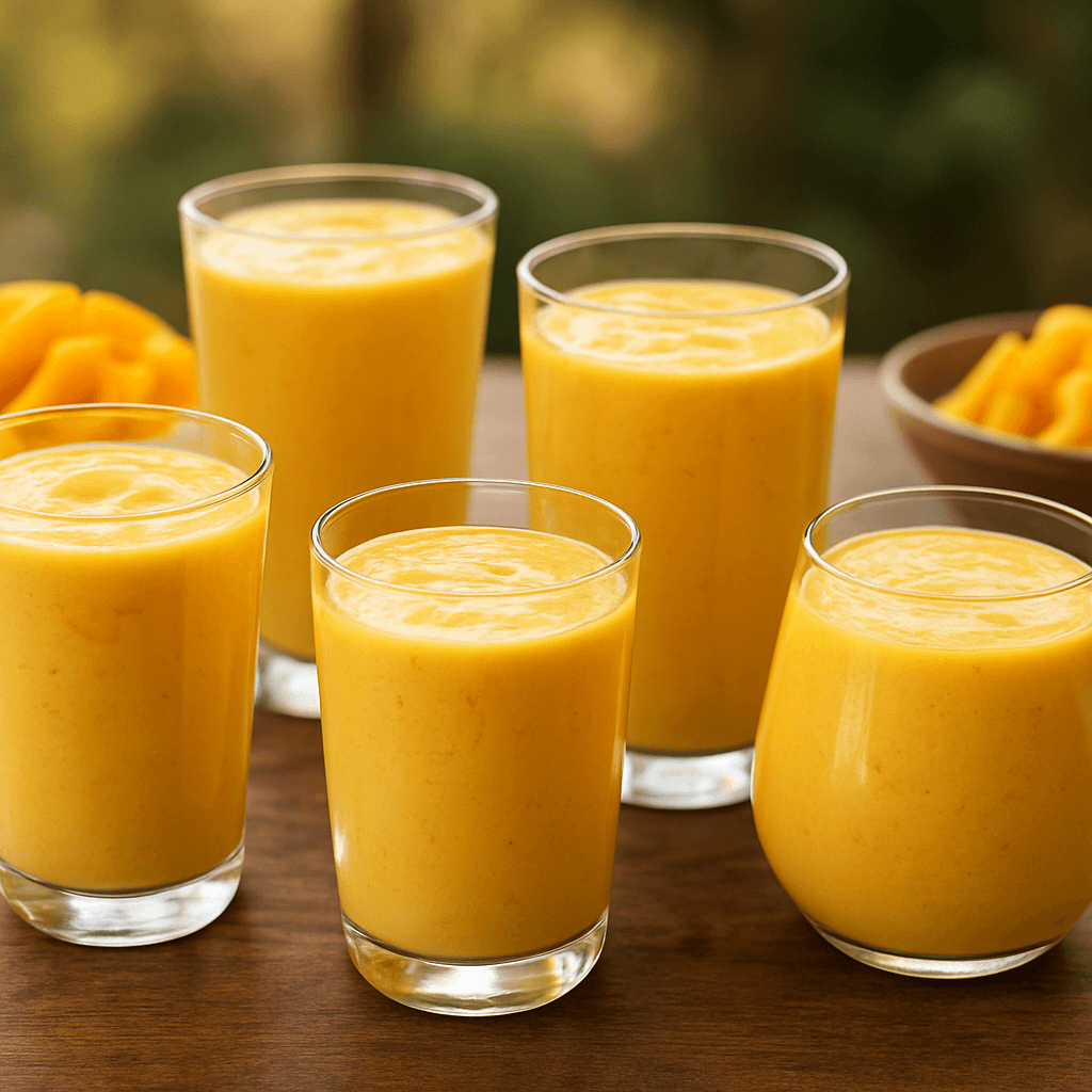 Lassi mangue maison : 5 variantes indiennes sans grumeaux