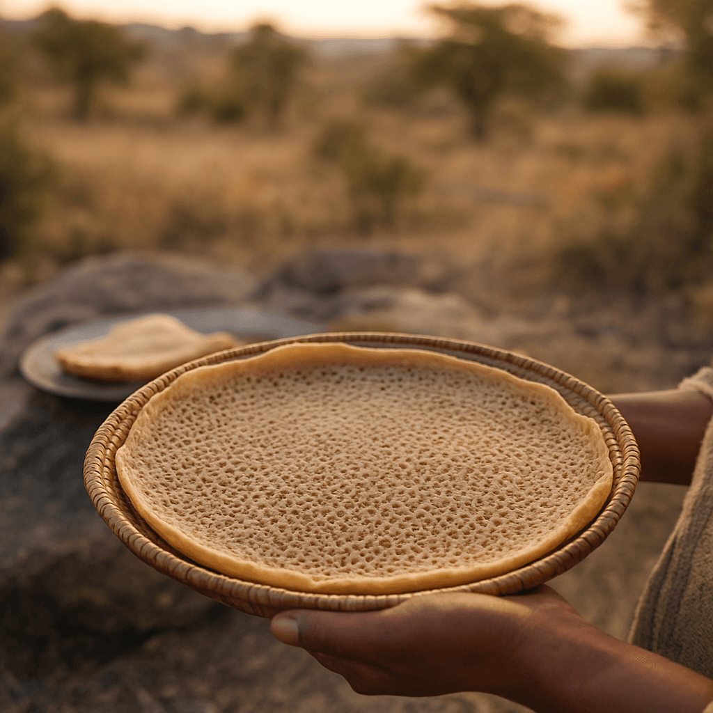 Injera éthiopienne maison : la crêpe au teff parfaite