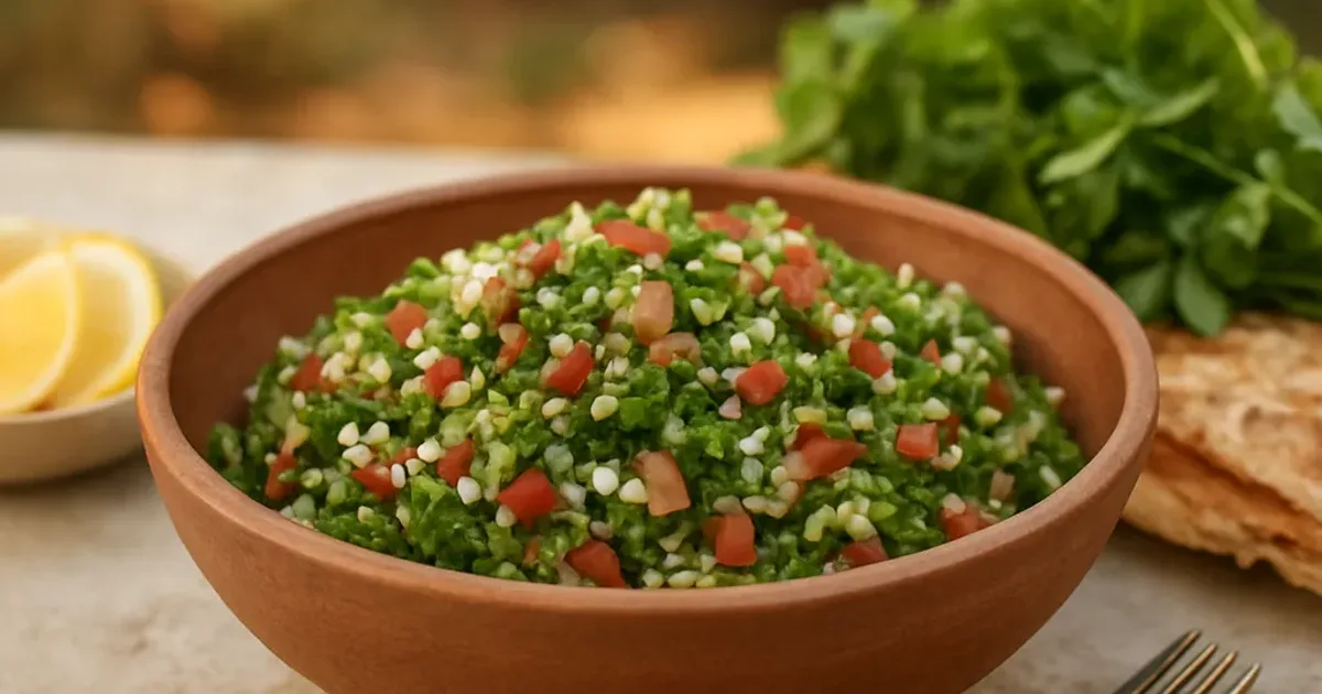 Taboulé libanais authentique : la recette fraîche et parfumée