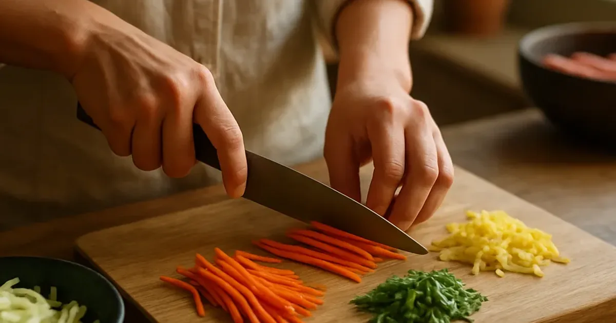 Julienne, brunoise, chiffonade : découper comme un chef
