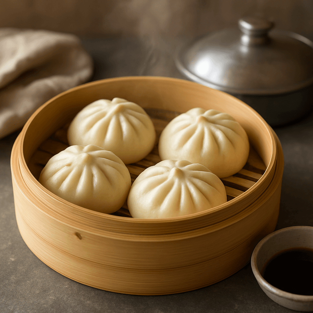 Bánh bao vietnamiens vapeur : pâte moelleuse parfaite