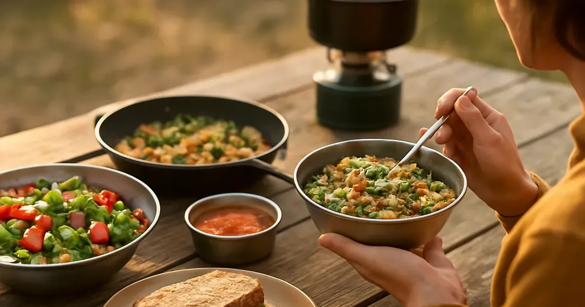 Menu vegan camping : 7 repas faciles sans frigo