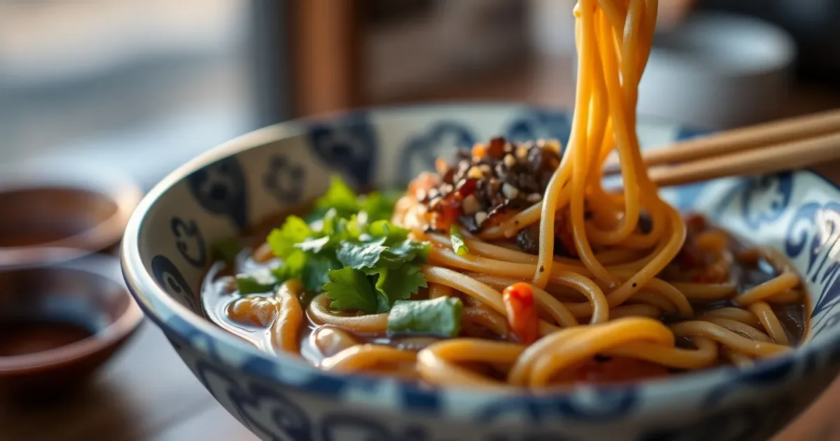 Soba froide japonaise : ma sauce tsuyu + toppings