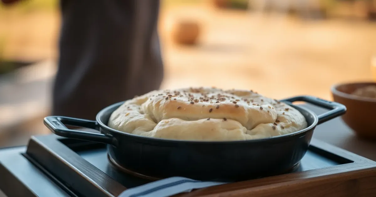 Batbout marocain à la poêle : bien gonflé, facile