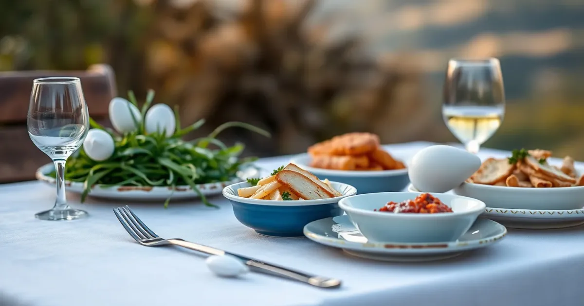 Menu de Pâques grec : 6 plats et un timing zen